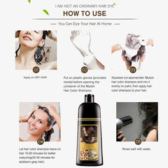 5 in 1 Muicins Ultimate Hair Color Shampoo 200ml Muicin