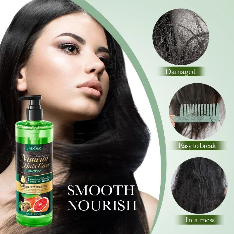 Sadoer Natural Hair Care Anti-Dandruff Shampoo - 520ml Sadoer