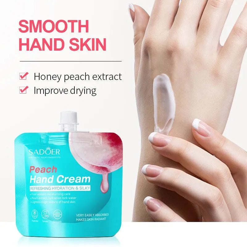 Sadoer Peach Hand Cream – 30g Sadoer