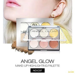 CVB 6 Shades High Definition Angel Glow Makeup Highlighter Palette C37 CVB