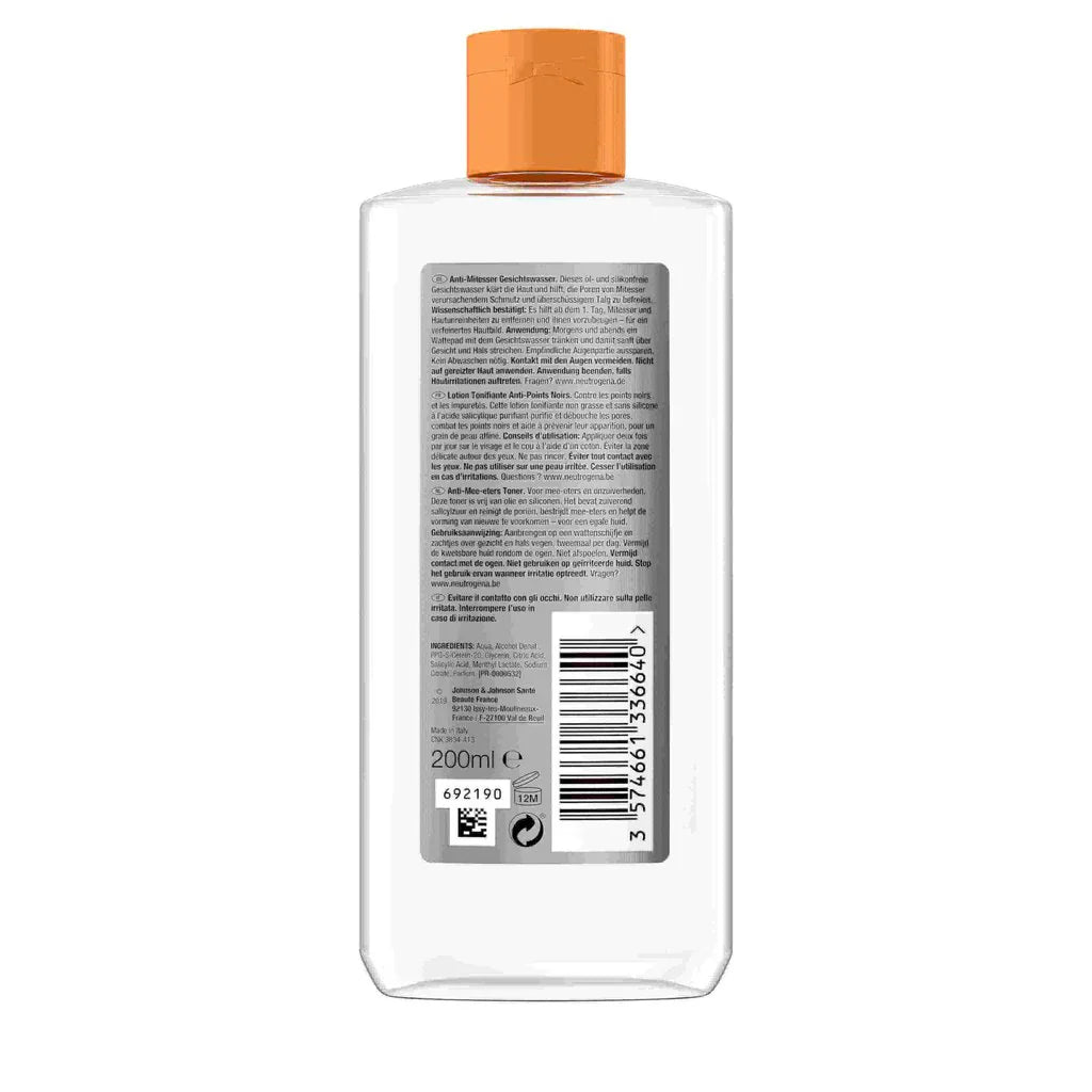 Neutrogena Anti- Mitesser lotion tonifiante toner - 200ml Neutrogena