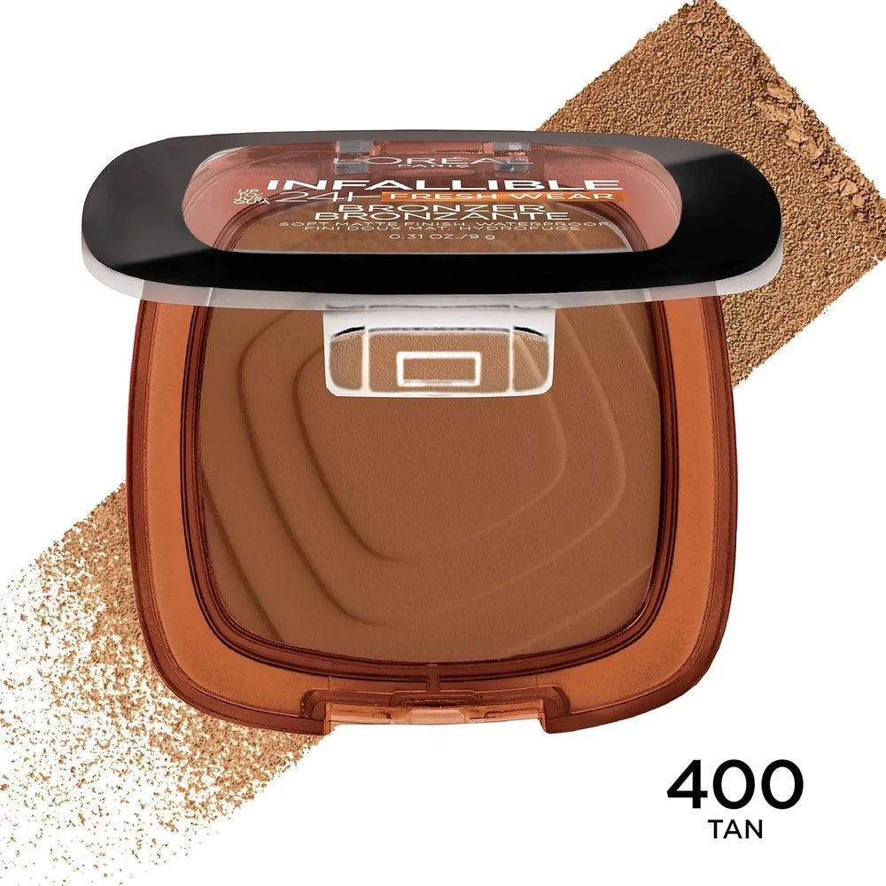 L'Oreal Paris Infallible Up to 24H Fresh Wear Soft Matte Longwear Bronzer Tan Dore 400 Loreal Paris
