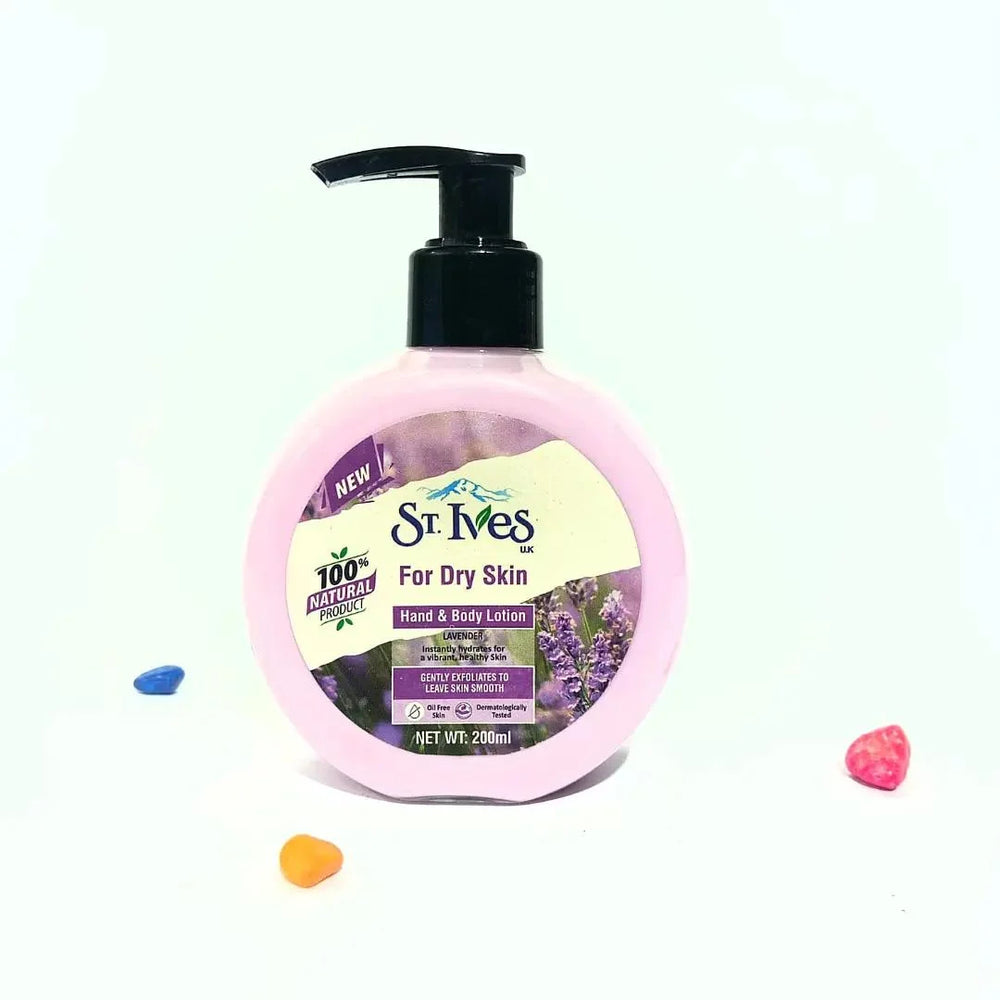 St. Ives For Dry Skin Hand & Body Lotion - 200ml St. Ives