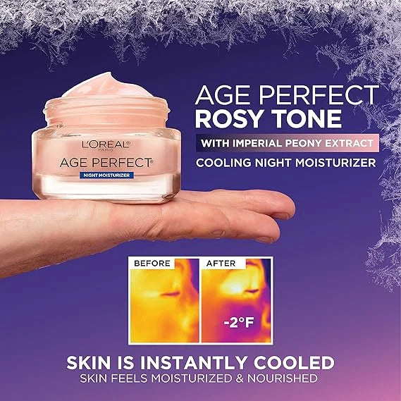 L’Oréal Paris Skincare Age Perfect Rosy Tone Cooling Night Moisturizer 48g Loreal Paris