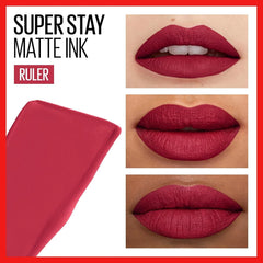 Maybelline - Superstay Matte Ink Liquid Lipstick Bricks City Edition - Ruler 80 Maybelline