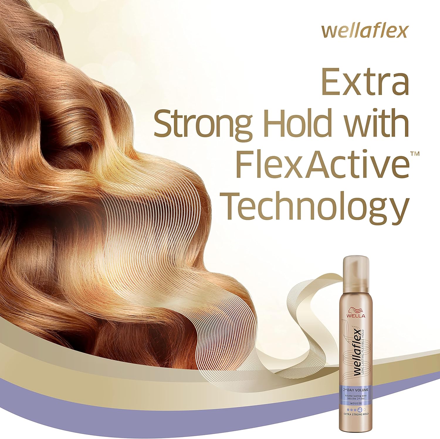 Wella Wellaflex 2Nd Day Volume 4 Hair Mousse 250ml Wella