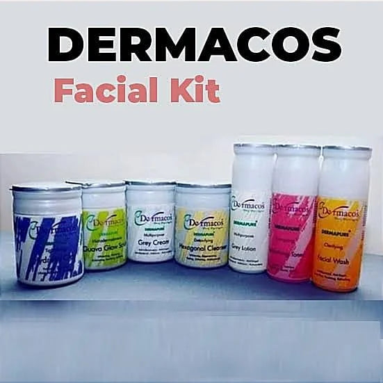 Dermacos 7 in 1 Whitening Glow Facial Kit Dermacos