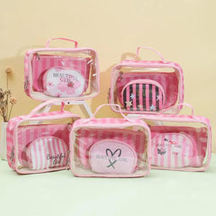 Beautiful Girl Makeup Bag Each with Small Pouch Cosmia
