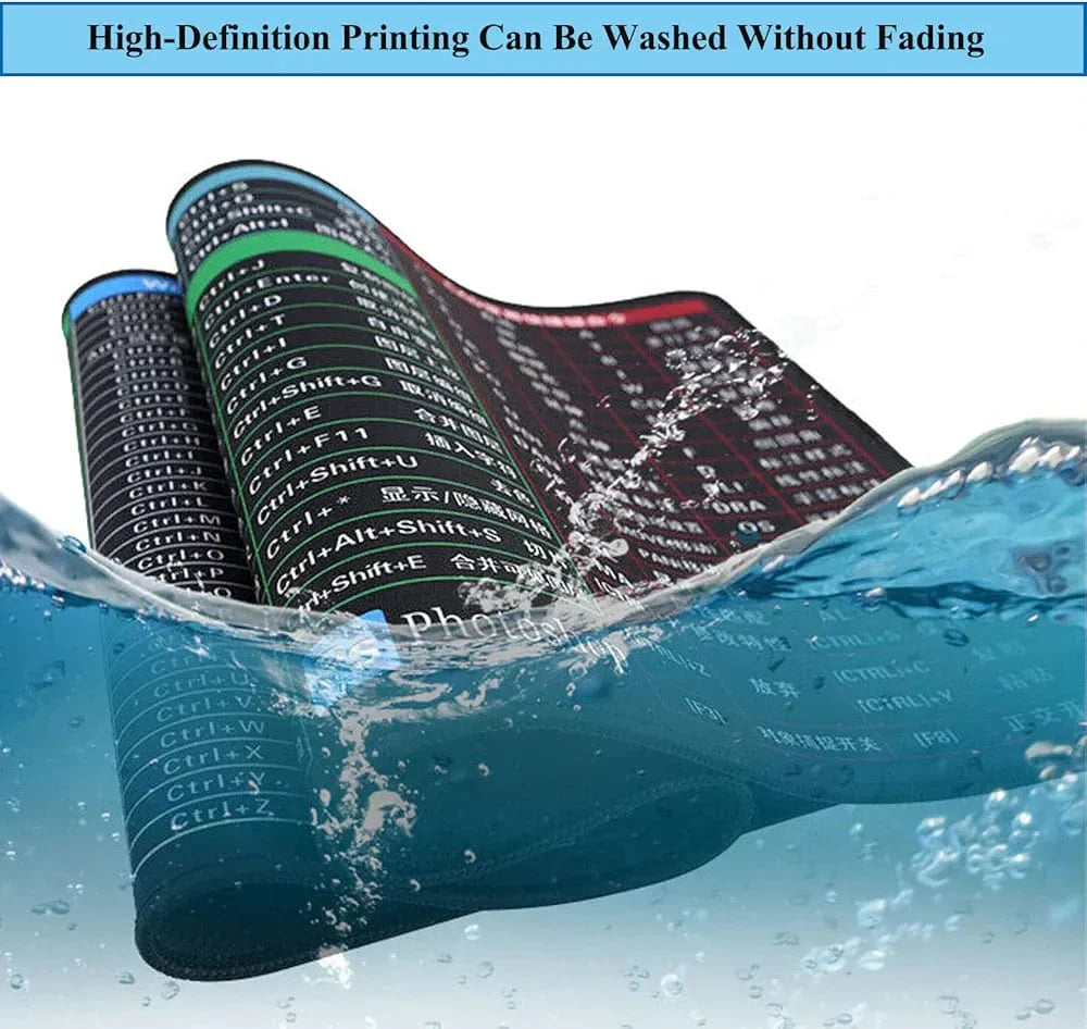 Anti-Slip Keyboard Pad, Shortcuts Pattern Mousepad, Non-Slip Lock Cosmia.pk