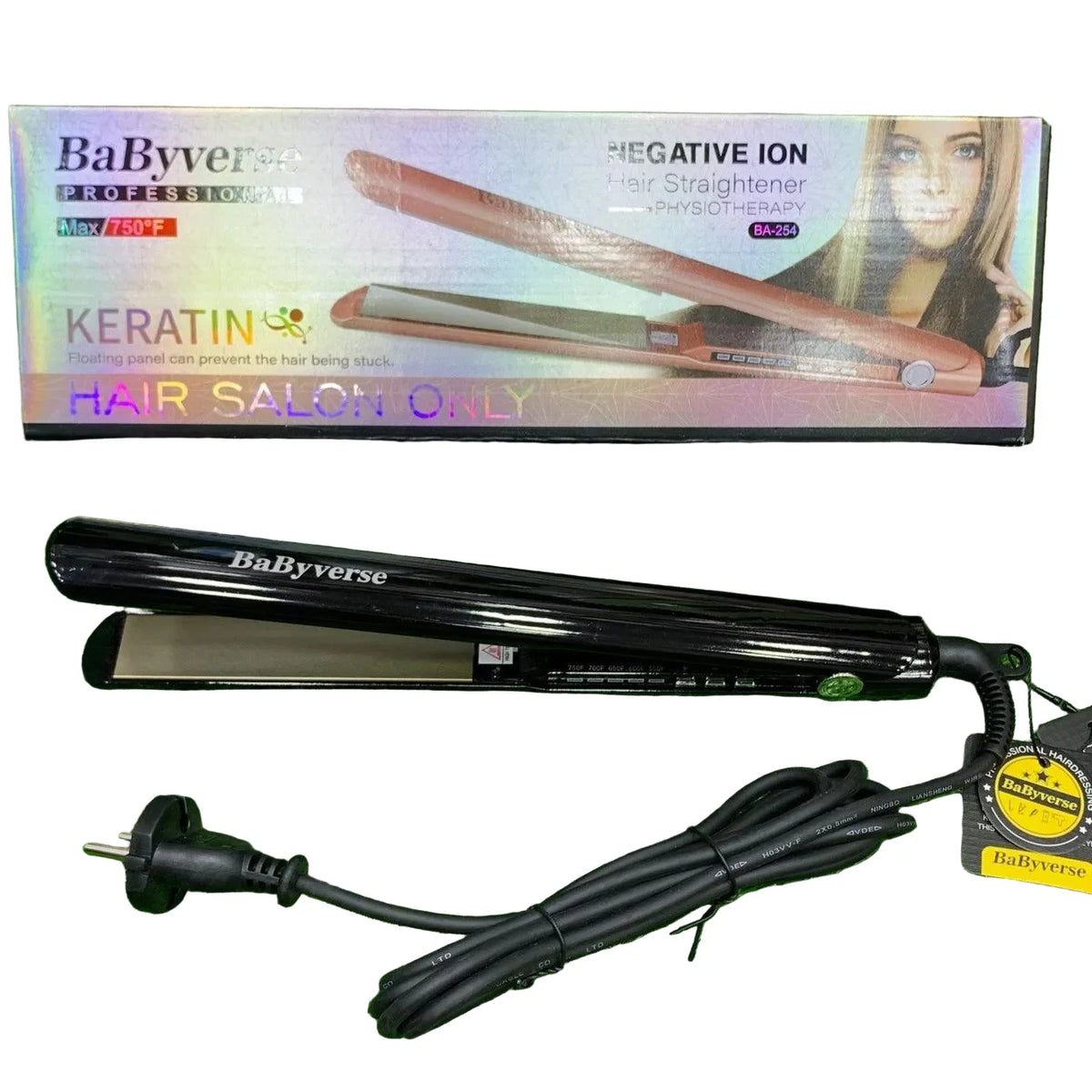 BabyVerse Keratin Hair Straightener Only For Hair Salon BabyVerse