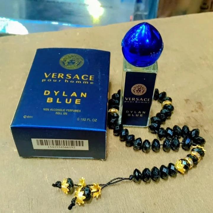 Versace Pour Homme Dylan Blue Attar with Tasbeeh -  6ml Versace
