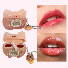 MLUNDO 1PCS Earphone shaped The unique design lip gloss Mlundo