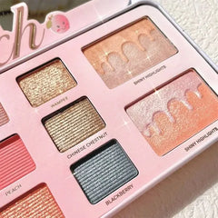 BIYA Korean Sweet Peach Eyeshadow Palette biya