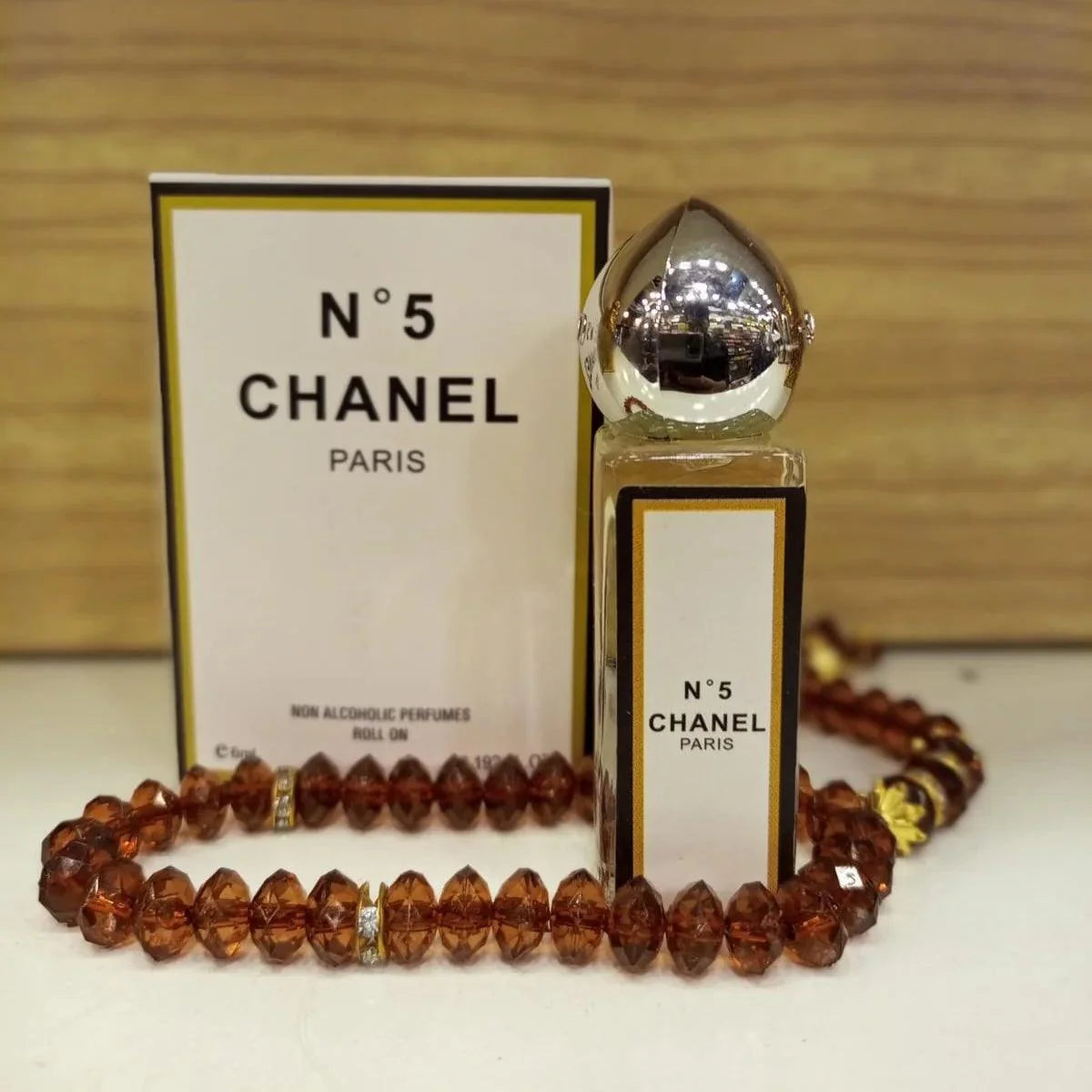 Chanel No.5 Attar with Tasbeeh - 6ml Chanel