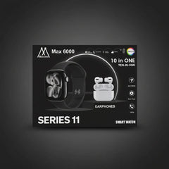 Maixinn Max 6000 10 In One Smart watch and Earbuds Combo Series 11 Maixinn