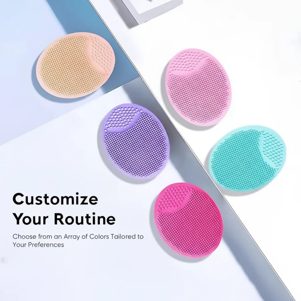 Portable Facial Cleaning Mat Pad Scrubber Silicone Face Cleansing Cosmia.pk