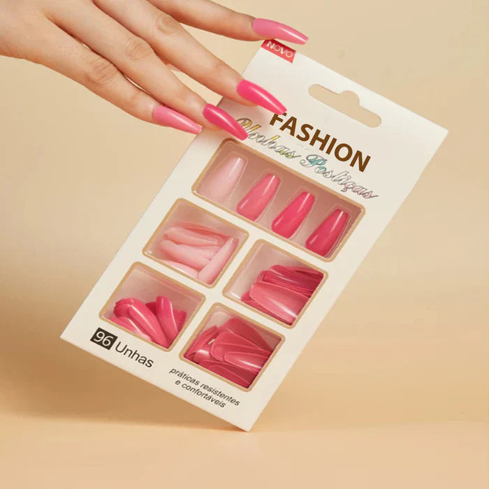 96 PCS Fashion Artificial Nails Cosmia.pk