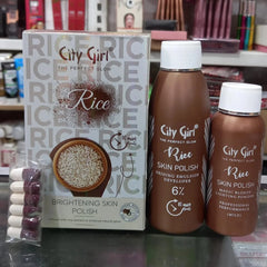 City Girl Rice skin Polish With Free Capsules City Girl