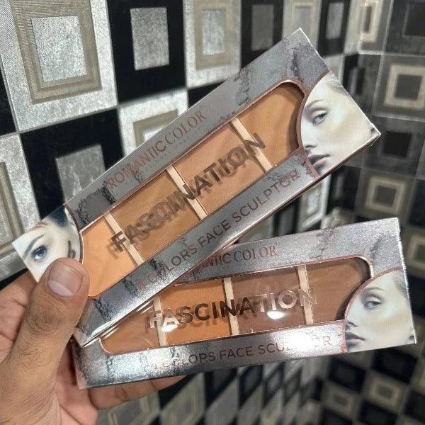 4 Color Romantic Contour Pallete Romantic Color
