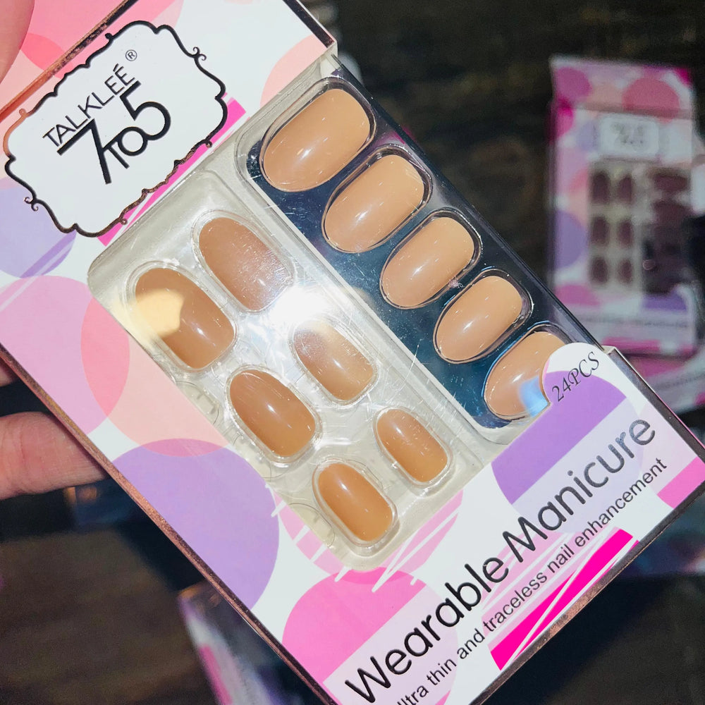 7To5 Talklee Wearable Artifical Nails With Free Stickers Talklee