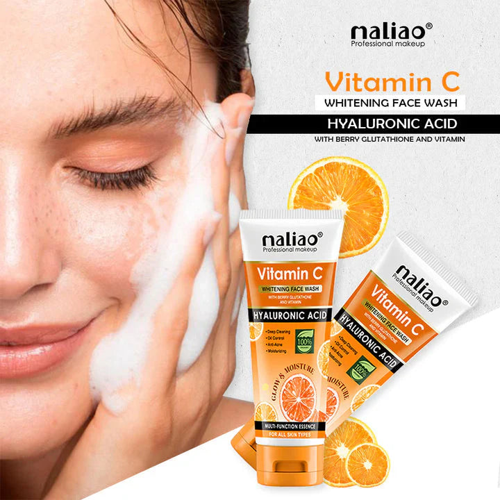 Maliao Vitamin C Face Wash with Berry Glutathione & Hyaluronic Acid Maliao