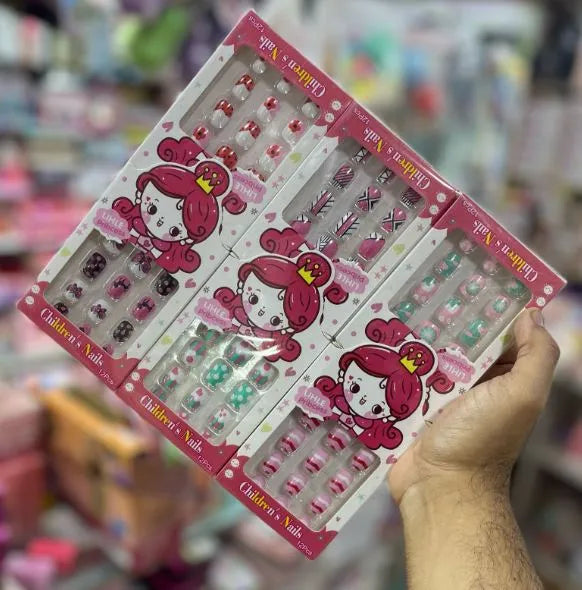 New Pack of 12pcs Cartoon Characters Artificial Nails Cosmia.pk