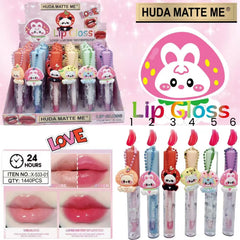 Huda Matte Me Cute Cartoon Lipgloss Huda Matte Me