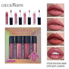 Gegemoon Korean Lipstick Set - 4 Pcs Gegemoon
