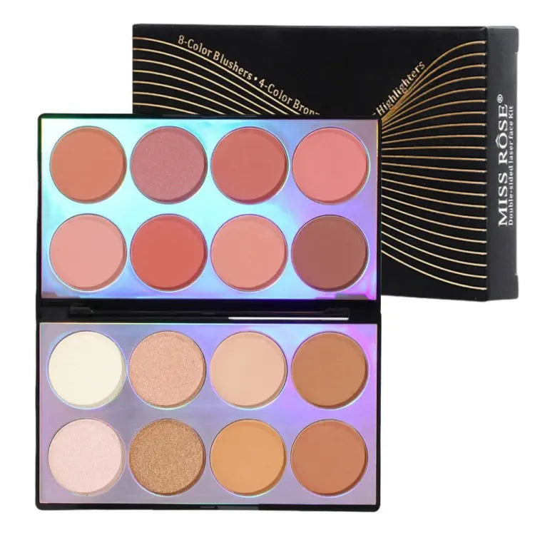 Miss Rose Double Sided Laser Face Kit - 16 Color Miss Rose