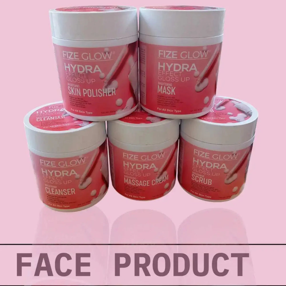 Fize Glow Hydra Facial Kit Complete Skincare Set - 500g Each Fize Glow