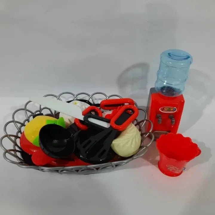 Children Plastic Kitchen Set, Crockery Set Kitchen Appliances Cosmia.pk