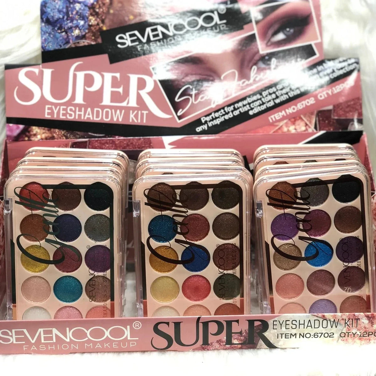 Sevencool 15 in1 Eyeshadow Palette Each Seven Cool