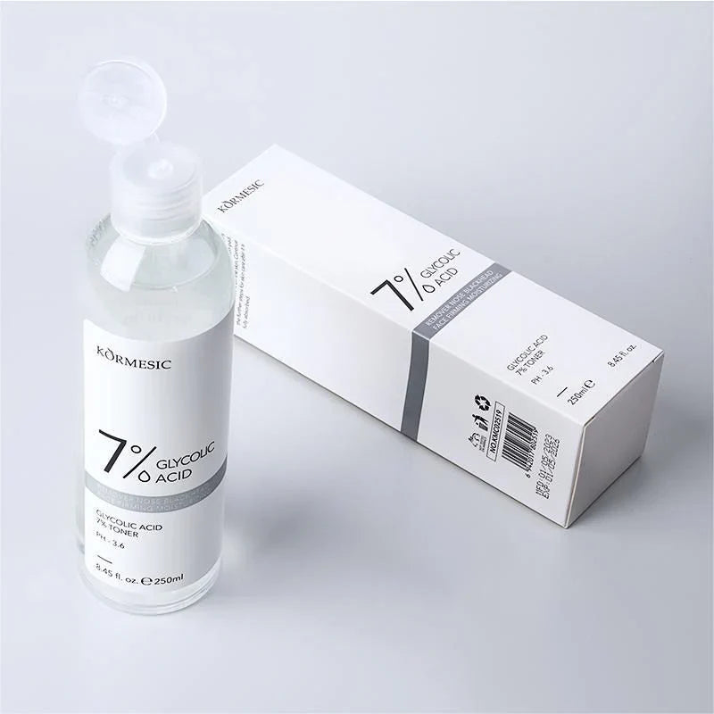 KORMESIC 7% Glycolic Acid Blackhead Remover Face Firming Moisturizing Toner - 250ml KORMESIC