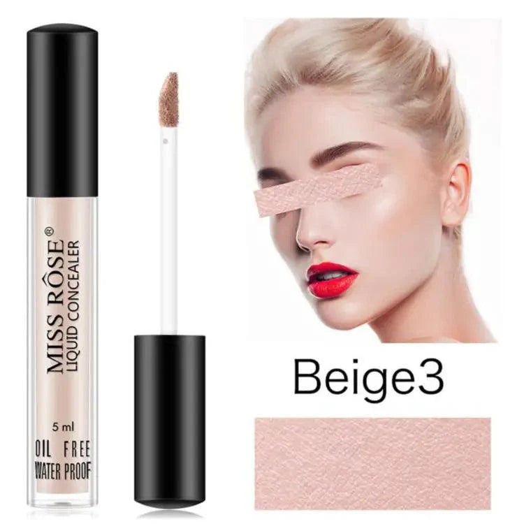 Miss Rose Oil Free Waterproof Liquid Concealer - 5ml Miss Rose
