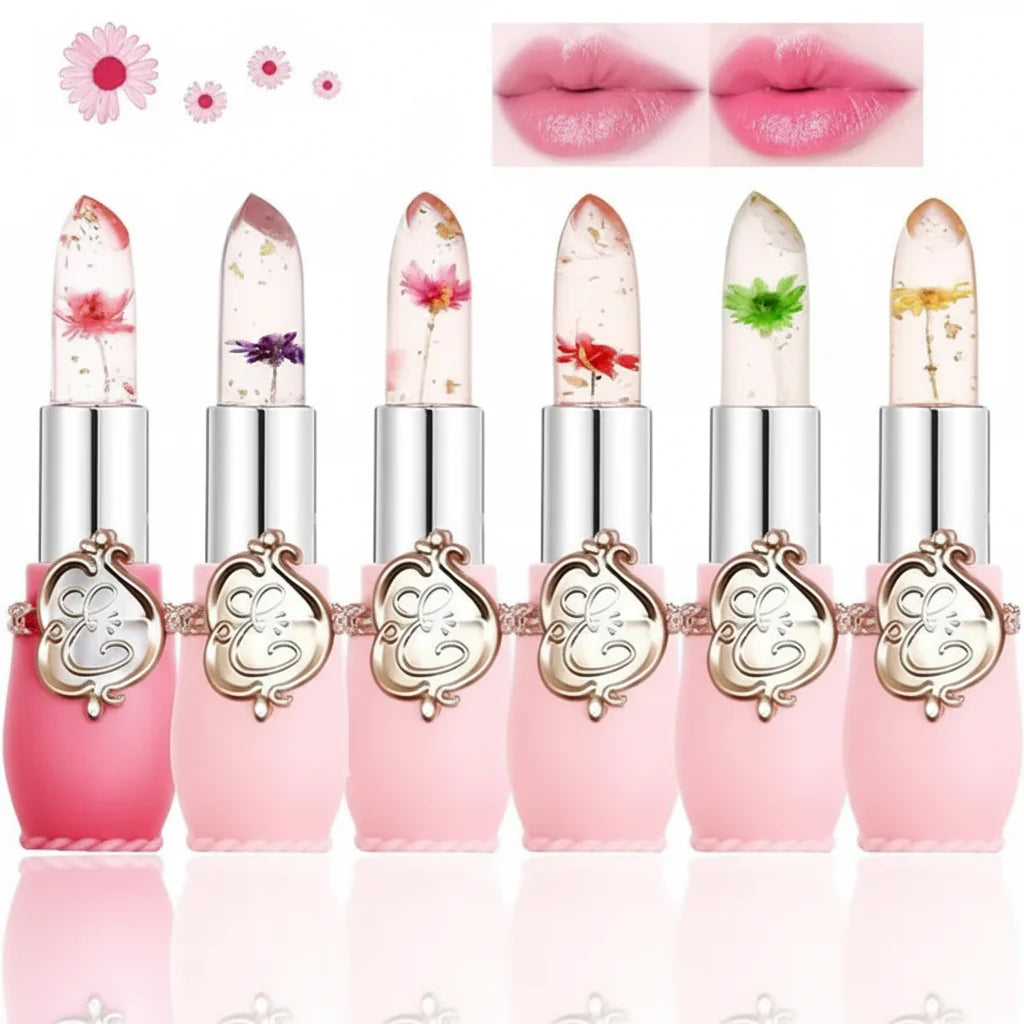 Crystal Flower Jelly Lipstick - Each Cosmia.pk