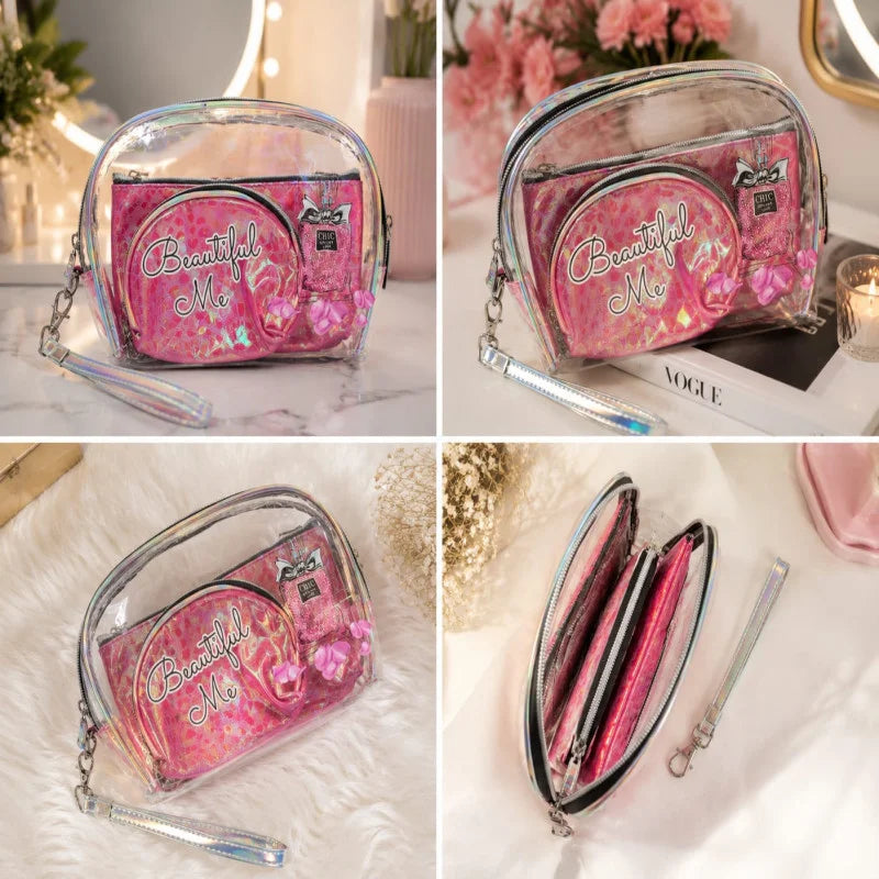 3 in 1 Cosmetic Travel Pouch – Each Cosmia.pk