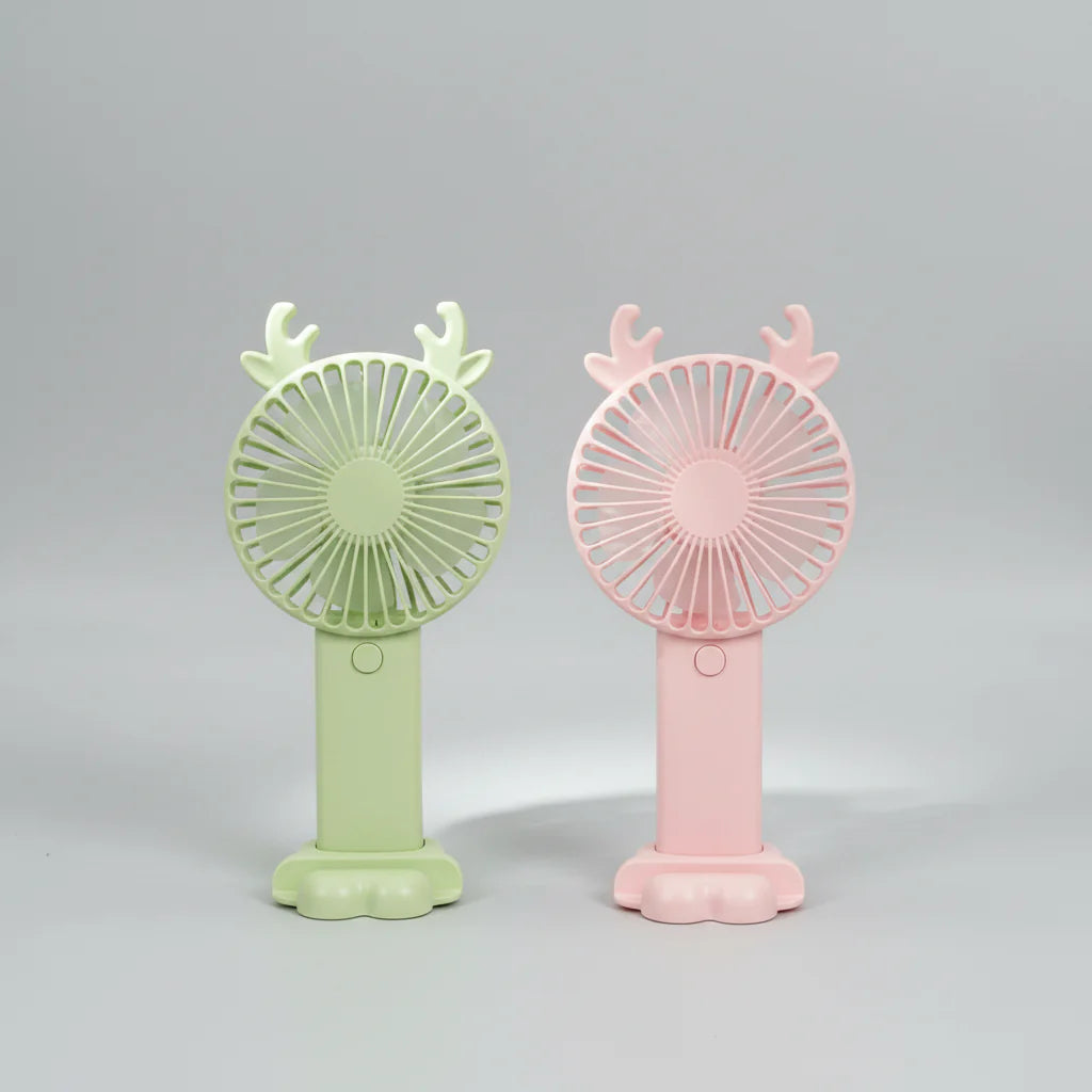 creative Atlers mini USB charging handheld fan with phone holder Cosmia.pk