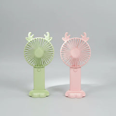 creative Atlers mini USB charging handheld fan with phone holder Cosmia.pk