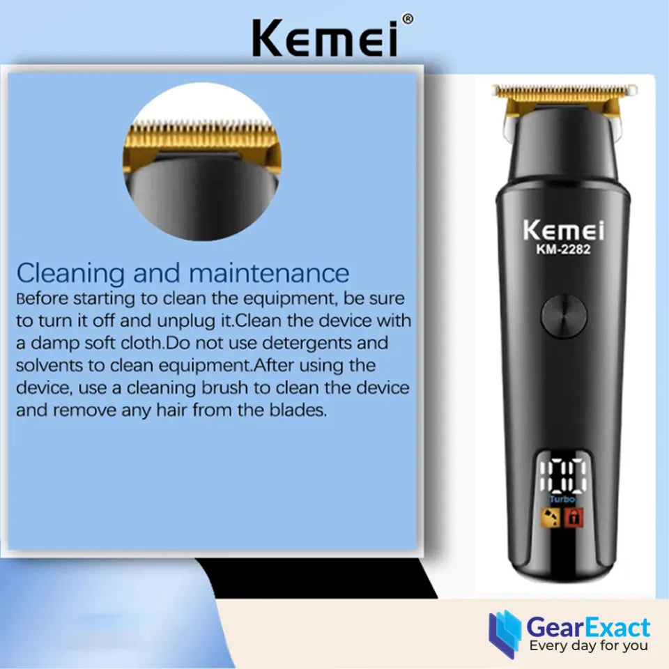 Kemei KM-2282 Hair Clipper and Beard Trimmer for Men Kemei