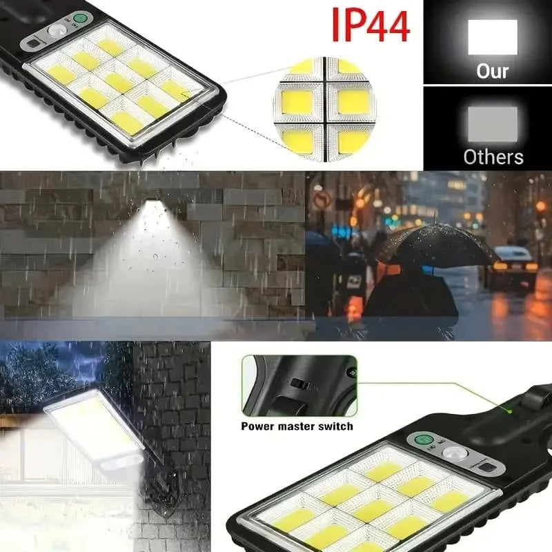 200W Solar-Powered Outdoor Street Light with Transparent LED Cosmia.pk