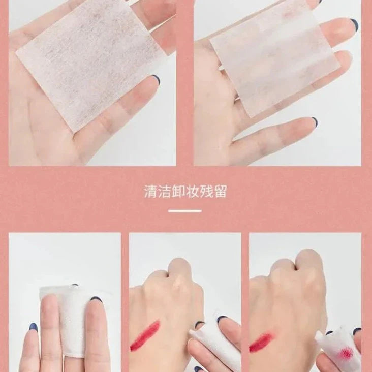 Thick Square Makeup Cotton Pads Box - 150pcs Cosmia.pk