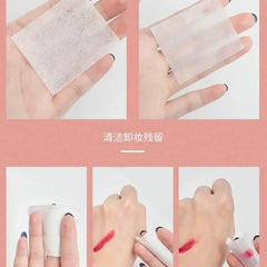Thick Square Makeup Cotton Pads Box - 150pcs Cosmia.pk
