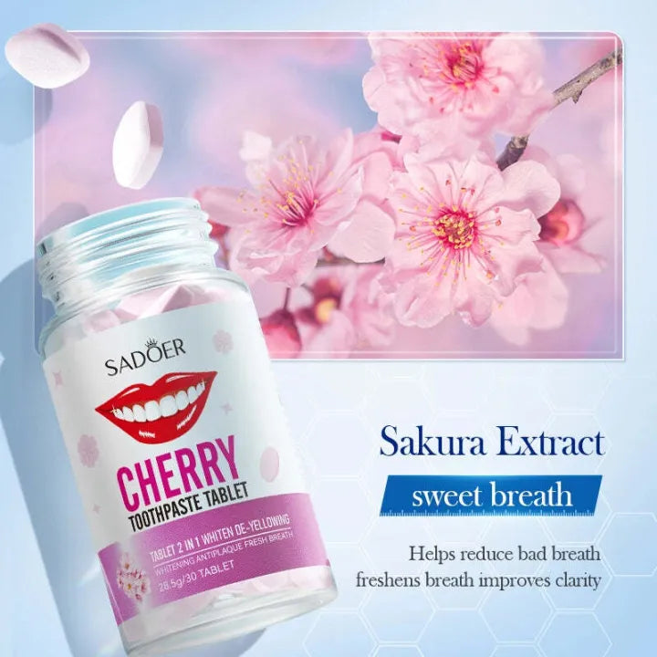 Sadoer 2 in 1 Solid Toothpaste Tablets 28.5g Sadoer