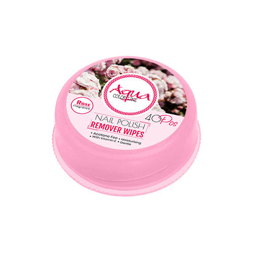 Aqua Color Line Nail polish Remover Pad 40 Pieces Aqua Color Line