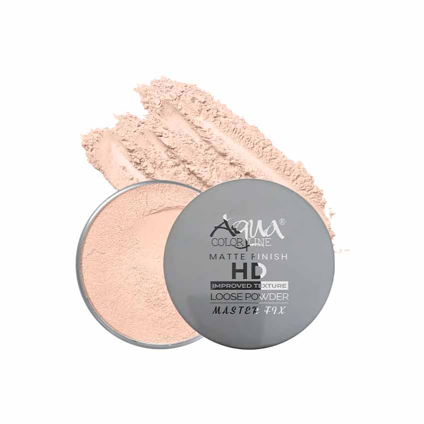 Aqua Color Line Matte Finish HD Loose Powder . Aqua Color Line