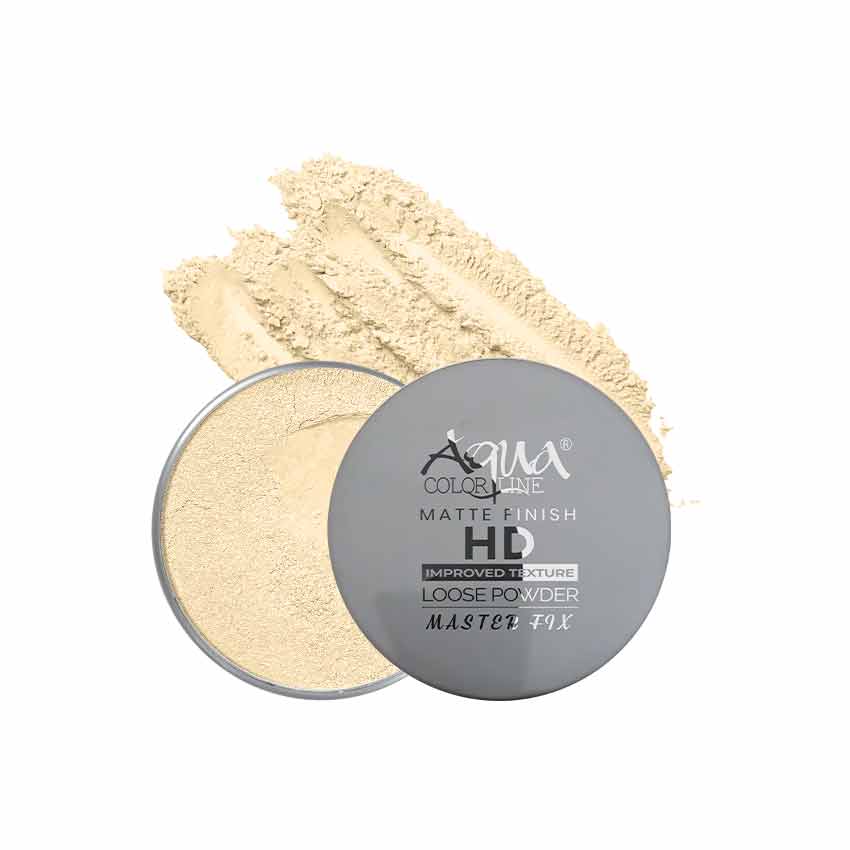 Aqua Color Line Matte Finish HD Loose Powder . Aqua Color Line