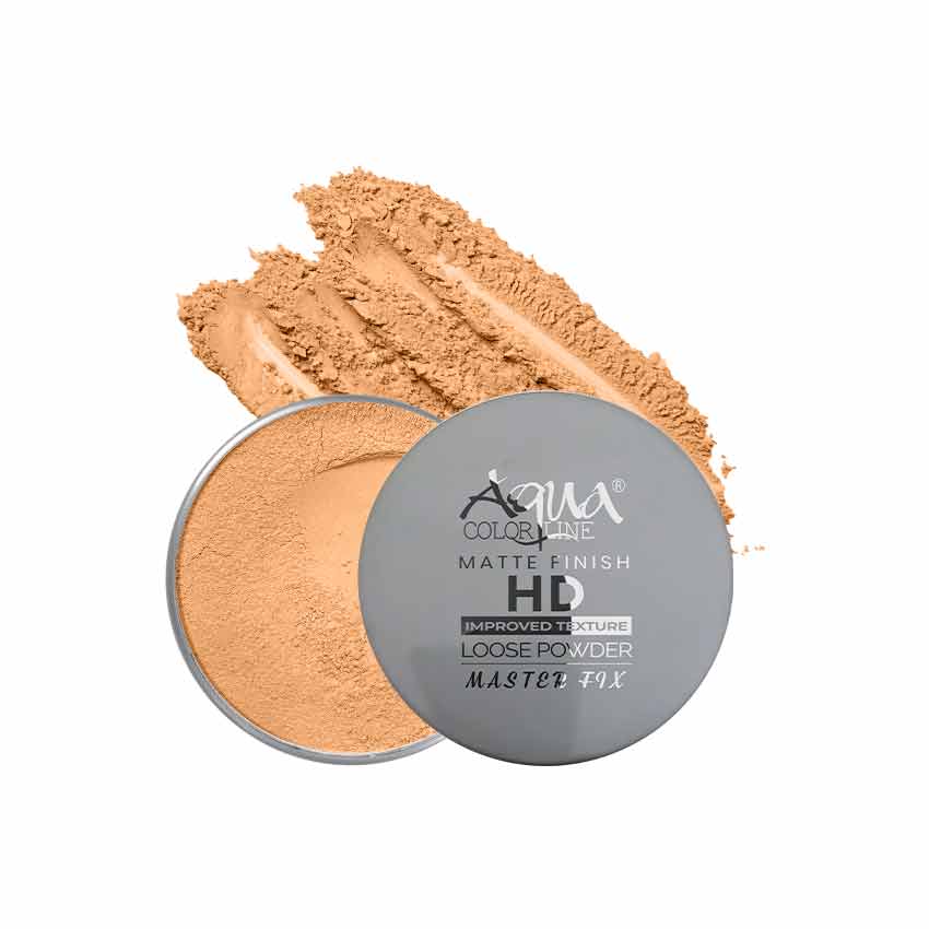 Aqua Color Line Matte Finish HD Loose Powder . Aqua Color Line