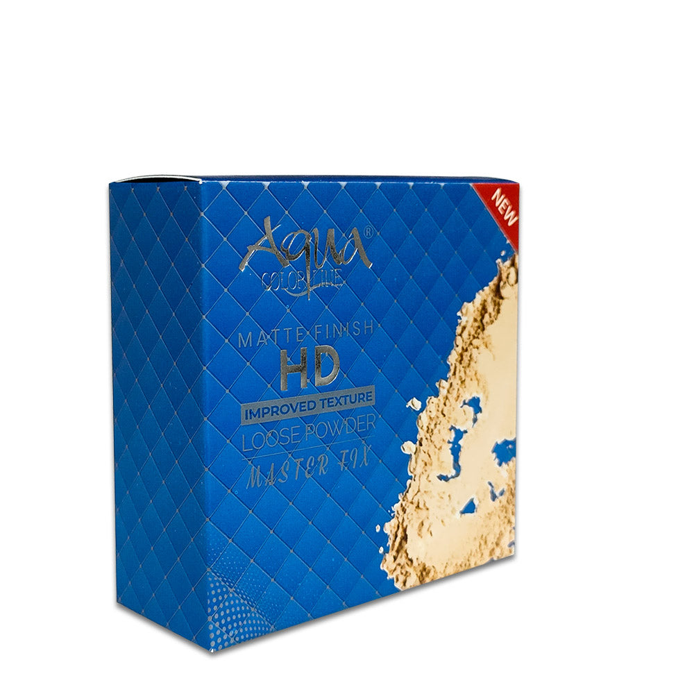 Aqua Color Line Matte Finish HD Loose Powder . Aqua Color Line