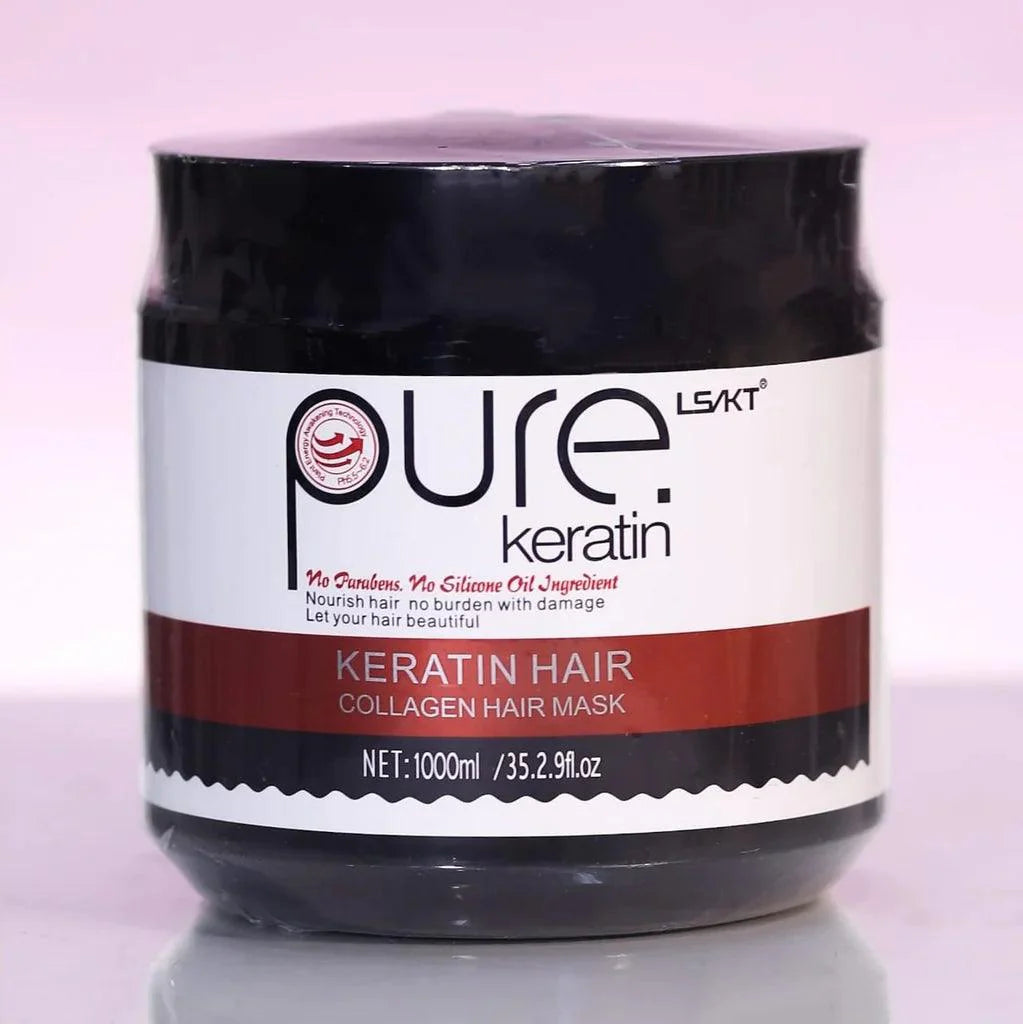 Pure Keratin Collagen Argan Hair Mask PURE