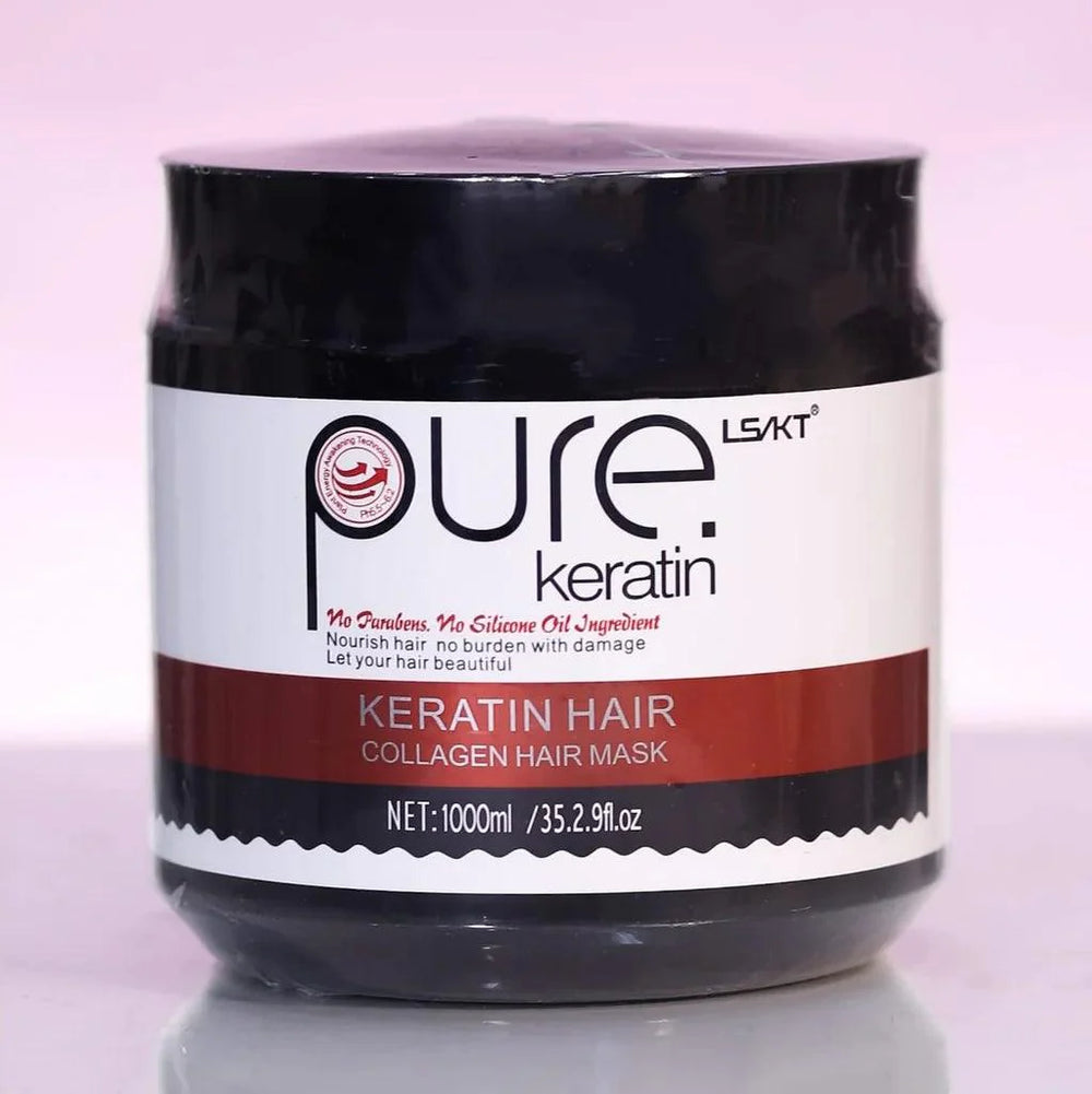 Pure Keratin Collagen Argan Hair Mask PURE